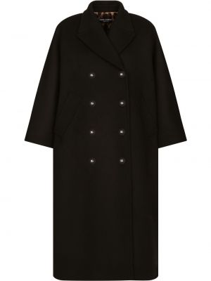 Палто Dolce & Gabbana черно