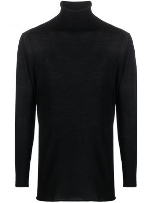 Sweter wełniany z wełny merino Masnada czarny