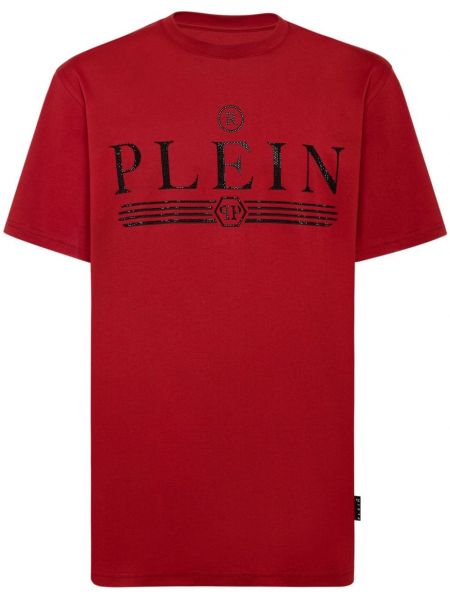 Tişört Philipp Plein kırmızı