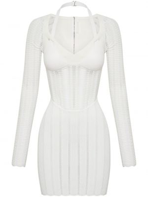 Коктейлна рокля Dion Lee бяло