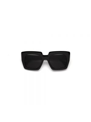 Okulary przeciwsłoneczne w geometryczne wzory oversize Retrosuperfuture czarne