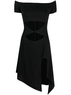 Коктейлна рокля Alessandro Vigilante черно