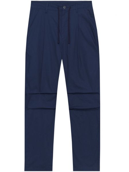 Bavlněné rovné kalhoty John Elliott modré