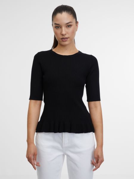 Marškinėliai Orsay juoda
