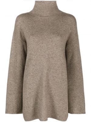 Vlnený sveter By Malene Birger hnedá