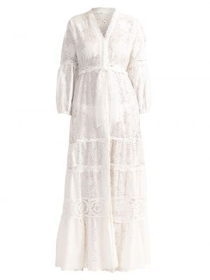 Длинное платье Shoshanna белое