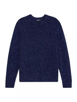 Кашемировый шерстяной свитер Theory синий