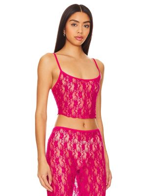 Top transparente Lovers And Friends rosa