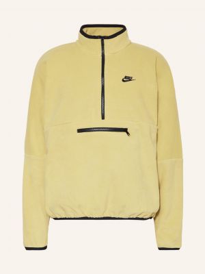 Fleecový svetr Nike žlutý