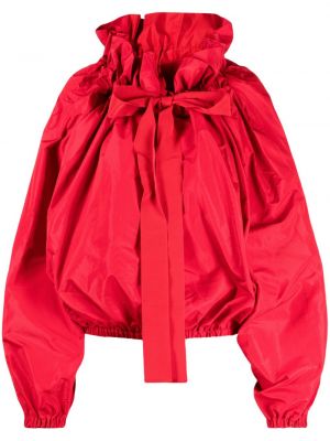 Блуза с панделка Patou червено