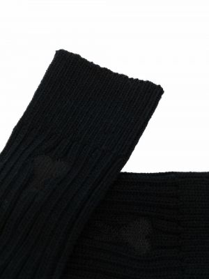 Chunky ponožky Ami Paris černé