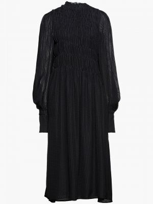 Midi šaty Victoria Beckham - Černá