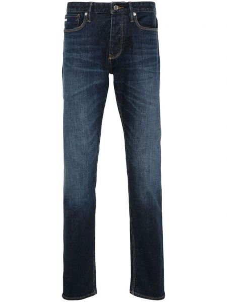 Skinny jeans Emporio Armani blå