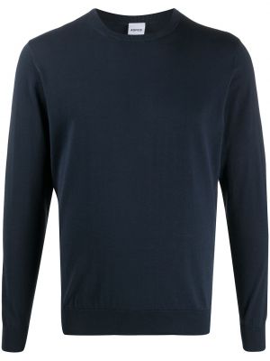 Pullover mit rundem ausschnitt Aspesi blau