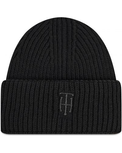 Czapka TOMMY HILFIGER - Th Elevated Beanie AW0AW10616 BDS
