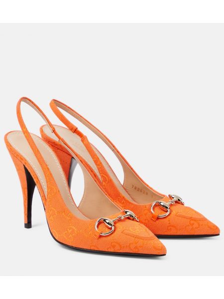 Escarpins Gucci orange