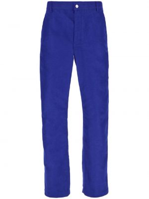 Rovné kalhoty Ferragamo modré
