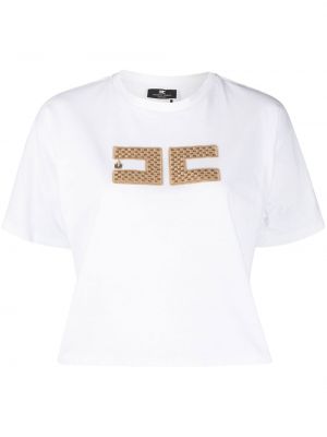 Тениска Elisabetta Franchi бяло