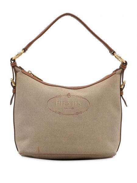 Чанта за ръка Prada Pre-owned кафяво