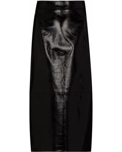 Falda de tubo ajustada Khaite negro