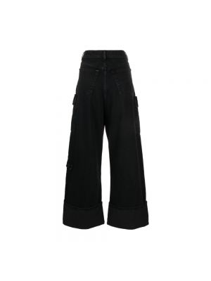 Pantalones bootcut 3x1 negro