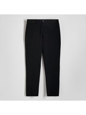 Spodnie slim fit Reserved czarne