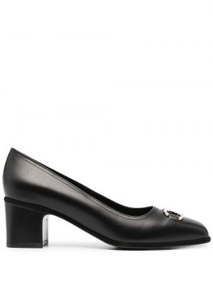 Spänne pumps Ferragamo svart