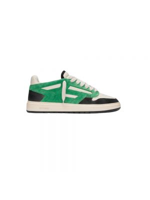 Sneakersy skórzane Represent zielone