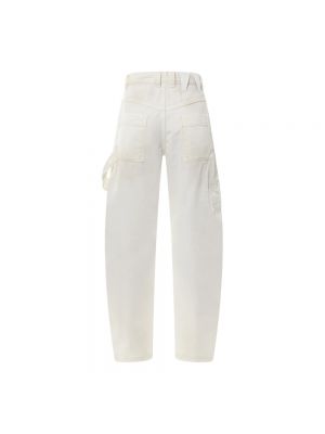 Pantalones de cuero Darkpark blanco