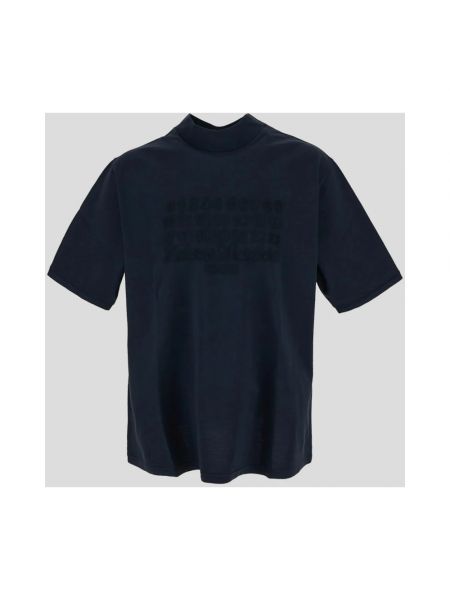 Camiseta de algodón Maison Margiela azul