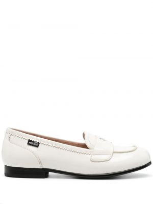 Loafers με μοτίβο καρδιά Love Moschino λευκό