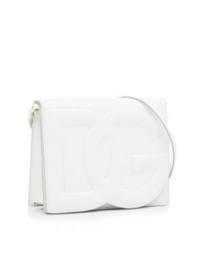 Bolso cruzado de cuero Dolce & Gabbana Pre-owned blanco