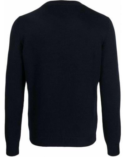 Sweter z wełny merino Nuur niebieski