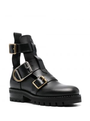 Leder ankle boots Vivienne Westwood schwarz
