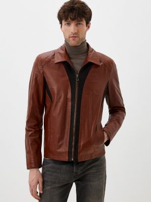 Кожаная куртка Felix Hardy коричневая