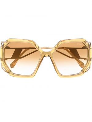 Spalvų gradiento rašto akiniai nuo saulės oversize Cazal auksinė