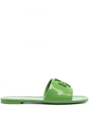 Pantofi din piele Tory Burch verde