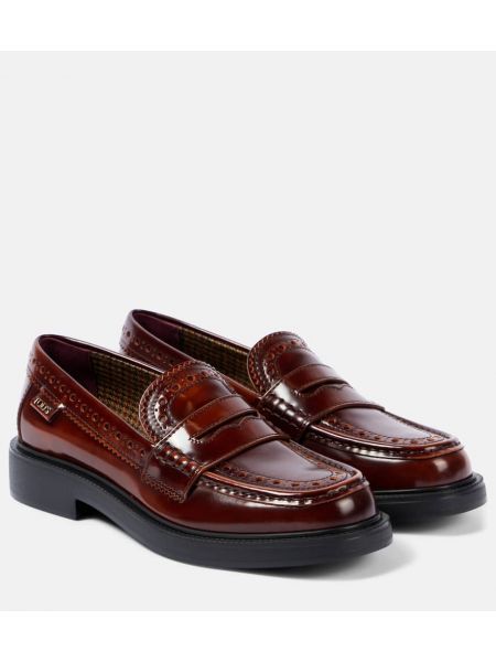 Læder loafers Tod's brun