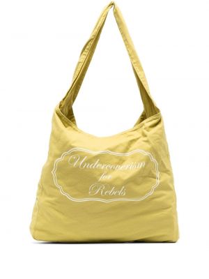 Nákupná taška s potlačou Undercover žltá