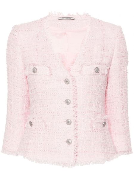 Tüvit blazer Tagliatore pembe