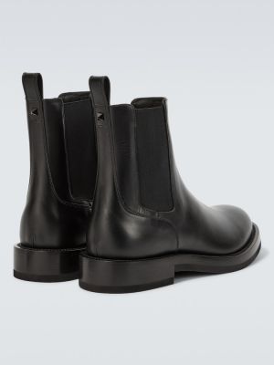 Iš natūralios odos chelsea stiliaus batai Valentino Garavani juoda