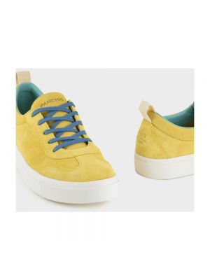 Sneakersy zamszowe Panchic żółte