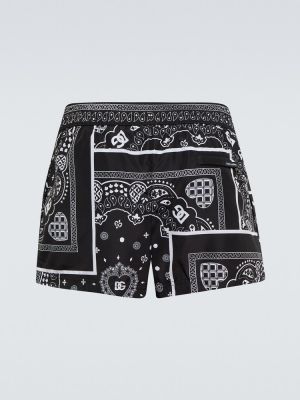 Shorts mit print Dolce&gabbana schwarz