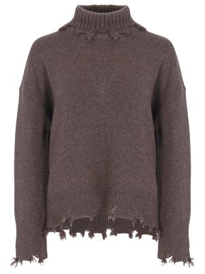 Кашемировый свитер Addicted коричневый