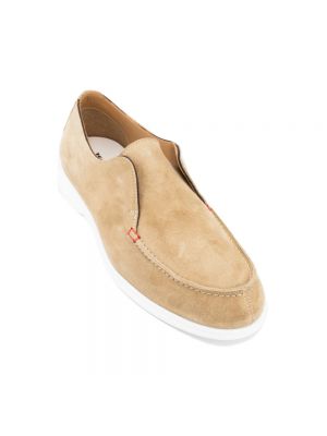 Loafers de cuero Kiton beige