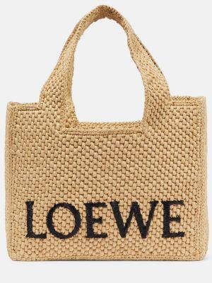 Shopper kabelka Loewe béžová