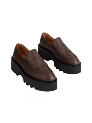 Loafers na platformie chunky Atp Atelier brązowe