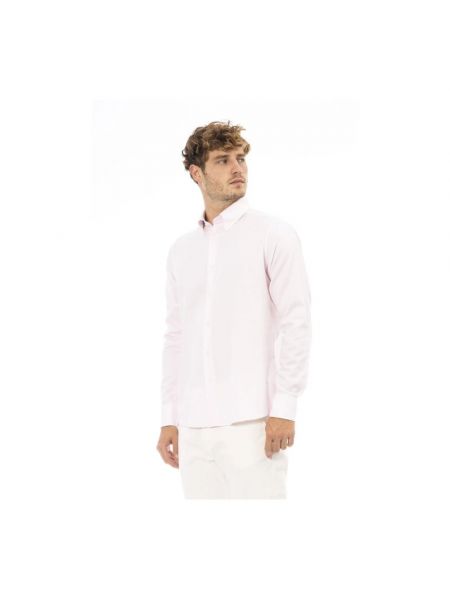 Camisa con botones de algodón Baldinini rosa