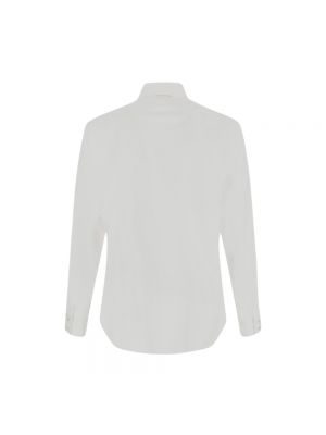 Camisa de algodón manga larga Alexander Mcqueen blanco
