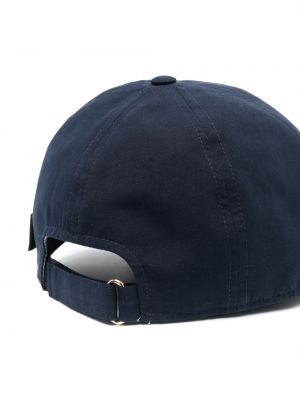 Haftowana czapka z daszkiem Borsalino niebieska